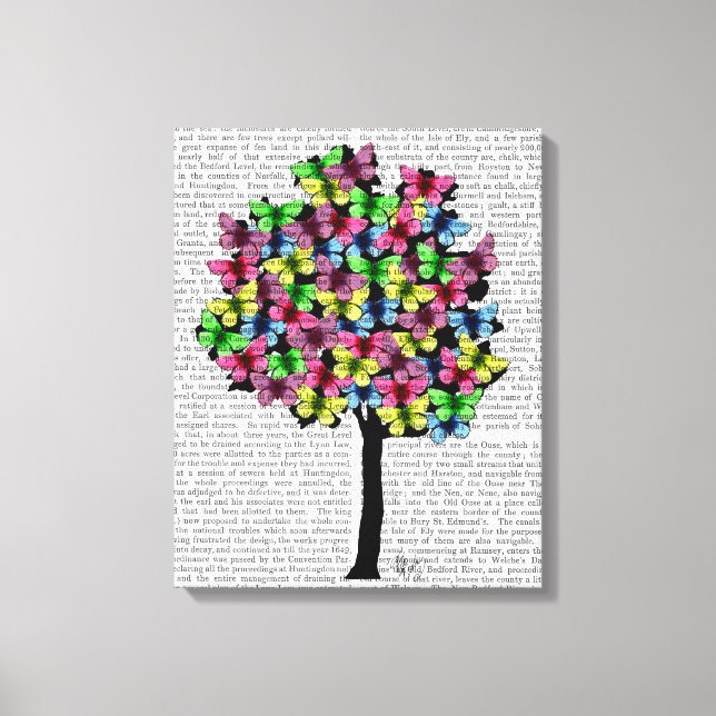 Butterfly Tree Canvas Print (Front)