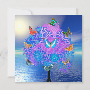 Butterfly Tree Card