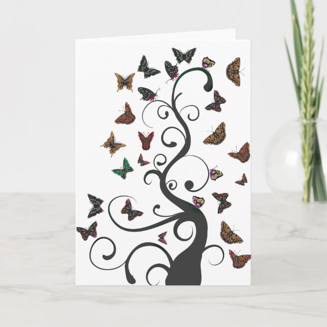 Butterfly Tree Card (Front)