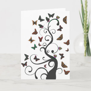 Butterfly Tree Card