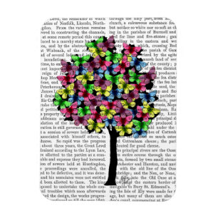 Butterfly Tree Magnet