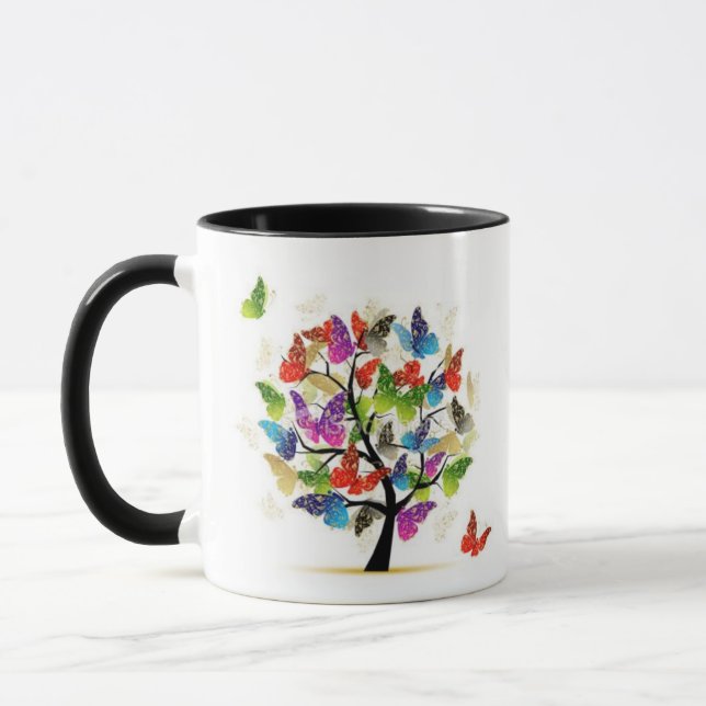 Butterfly tree mug (Left)