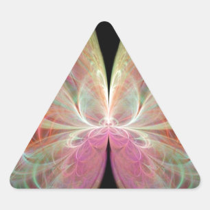 Butterfly Triangle Sticker