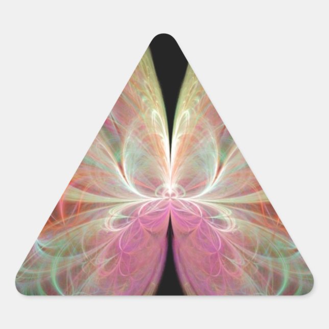 Butterfly Triangle Sticker (Front)