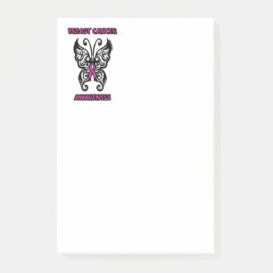 Butterfly/Tribal...Breast Cancer Post-it Notes