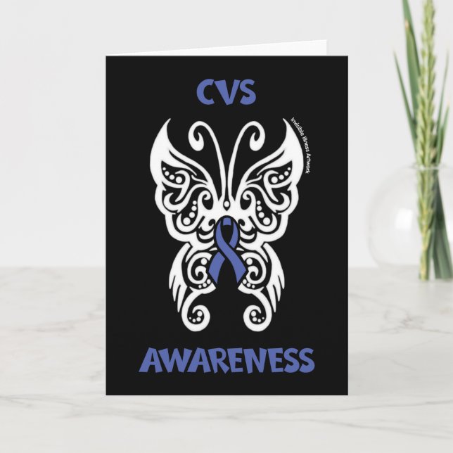 Butterfly/Tribal...CVS Thank You Card (Front)