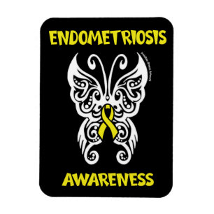 Butterfly/Tribal...Endometriosis Magnet