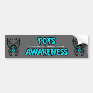 Butterfly Tribal...POTS Bumper Sticker