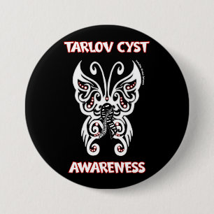 Butterfly/Tribal...Tarlov Cyst Button