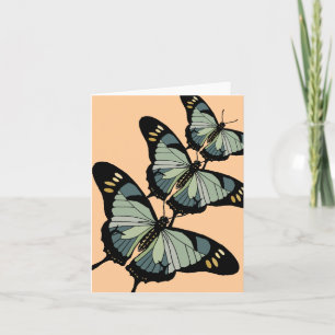 Butterfly Trio Note Card