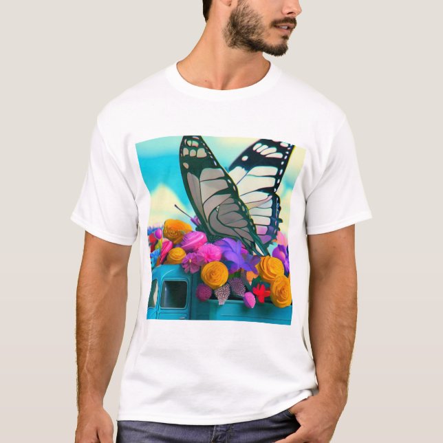 Butterfly Truck T-Shirt (Front)
