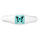 Butterfly - turquoise blue and black