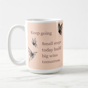 Butterfly Two-Tone Coffee Mug