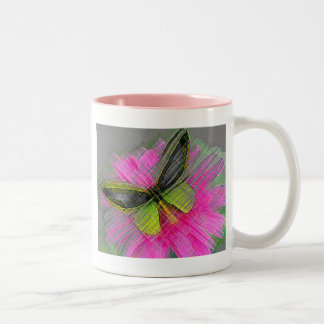 BUTTERFLY Two-Tone COFFEE MUG