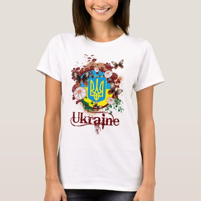 Butterfly Ukraine T-Shirt (Front)