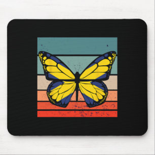 Butterfly Ukraine Wings National Symbol Elegance D Mouse Pad