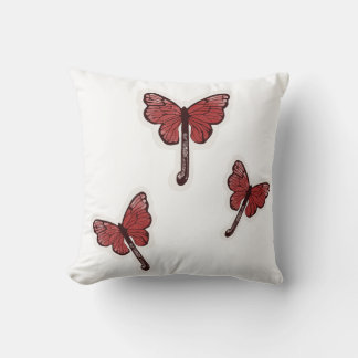 Butterfly Umbrella Fusion Throw Pillow
