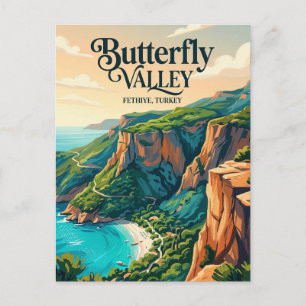 Butterfly Valley Turkey Postcard