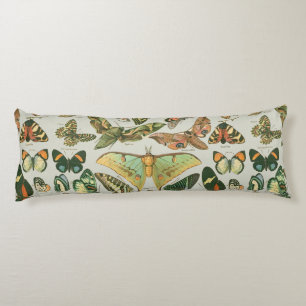 Butterfly Vintage Antique Butterflies Art Body Cushion