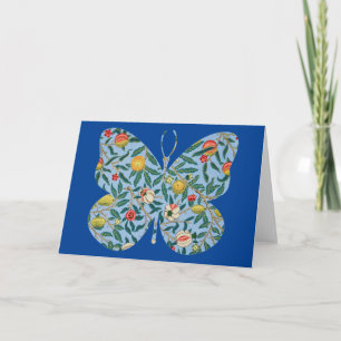 Butterfly Vintage Floral Art Card Series 13