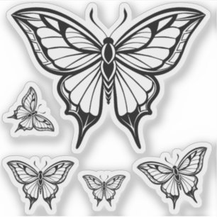 Butterfly vinyl stickers
