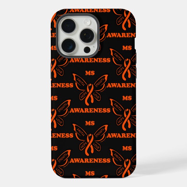 Butterfly/Warrior...MS iPhone Case (Back)