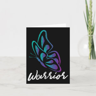 Butterfly Warrior - Suicide Prevention Awareness  Card