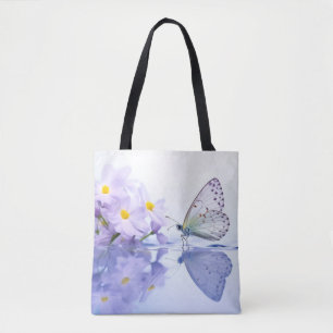 Butterfly Water Nature Serene Tranquil Tote Bag