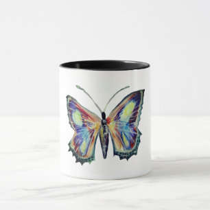 Butterfly watercolor art mug