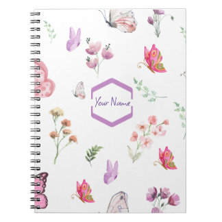 Butterfly Watercolour which you can customise Notebook