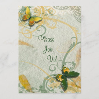 Butterfly Wedding Invitation