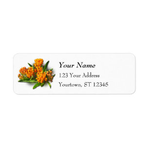 Butterfly Weed Return Address Label