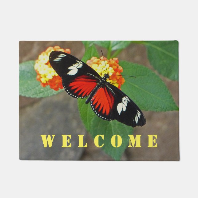 "BUTTERFLY" WELCOME DOOR MAT (Front)