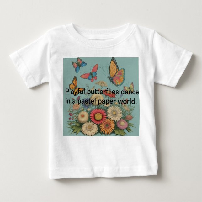 Butterfly Whimsy Baby T-Shirt (Front)