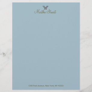 Butterfly Whispers 2 CHANGE COLOR ~ Letterhead Template