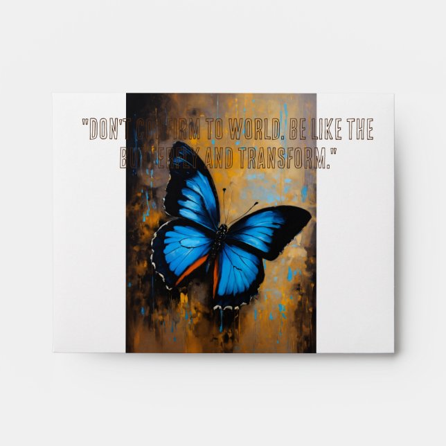 "Butterfly Whispers: Envelope Design Collection" (Front)