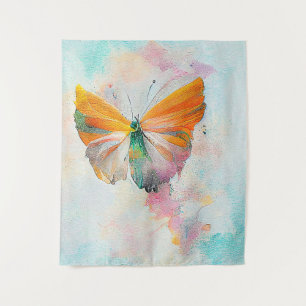 Butterfly Wildlife Animal Nature Watercolor Art Tapestry