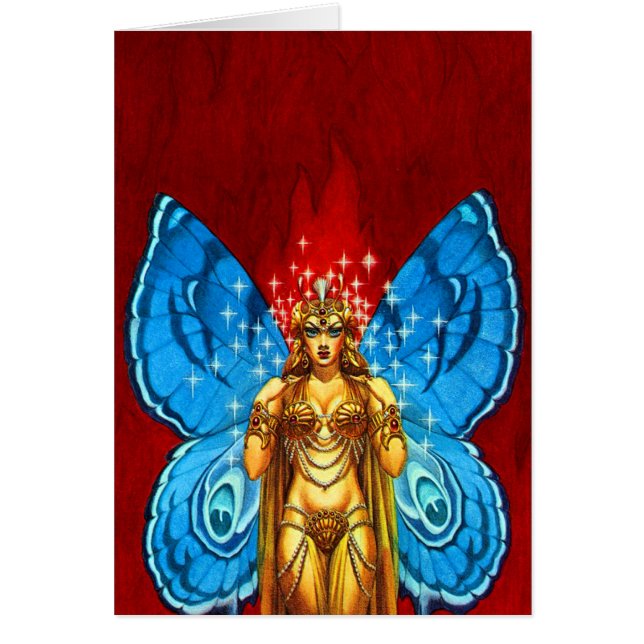 Butterfly Winged Fairy Card (Front)
