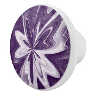 butterfly wings ceramic knob