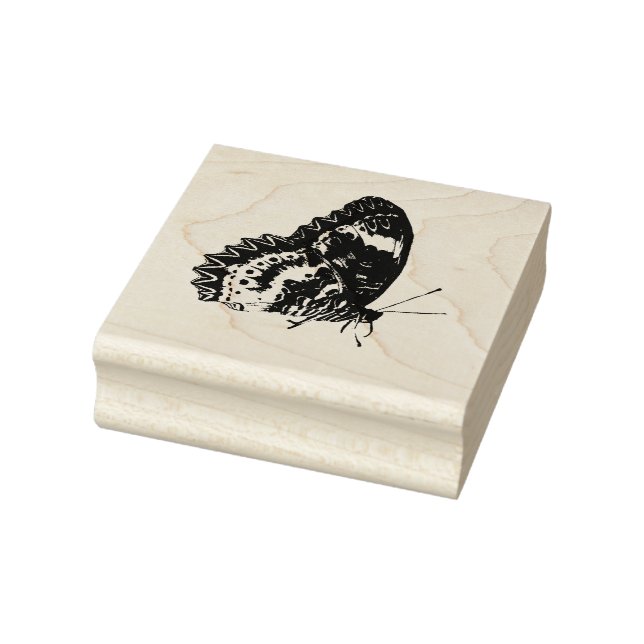 Butterfly wings closed Rubber Stamp (Stamp)
