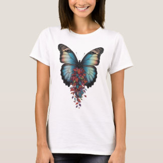 Butterfly Wings & Colourful Leaves – Women’s Basic T-Shirt