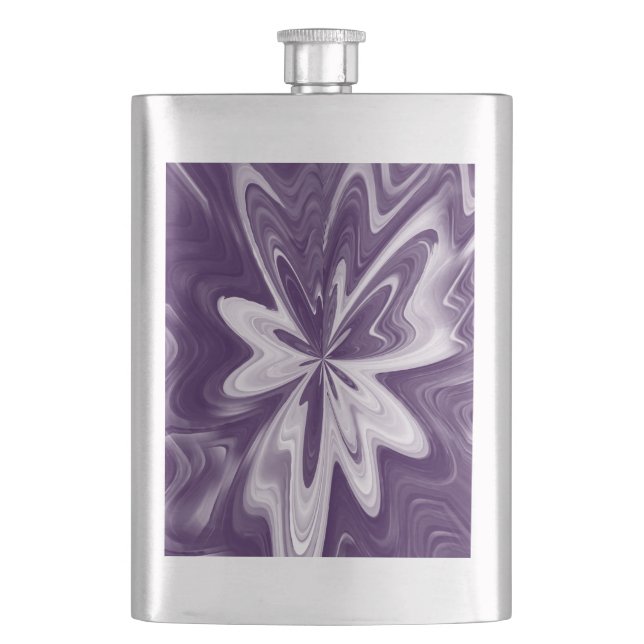 butterfly wings hip flask (Front)