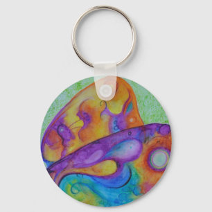 Butterfly wings key ring