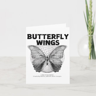 Butterfly Wings Little Things Sticker  Card