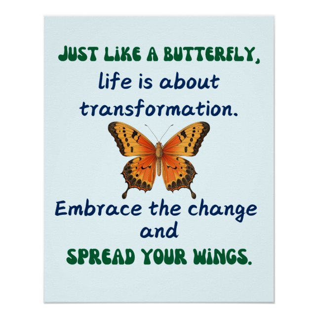 Butterfly Wisdom:  Poster (Front)