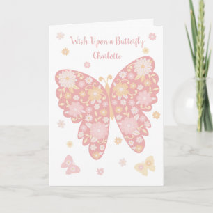 Butterfly Wish Birthday Card