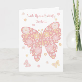 Butterfly Wish Birthday Card