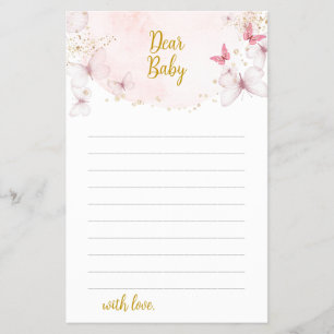 Butterfly Wishes For Baby  Card