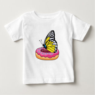 Butterfly with Donut Baby T-Shirt