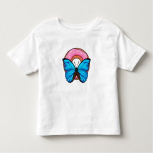 Butterfly with Doughnut Toddler T-Shirt